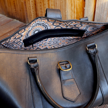 Load image into Gallery viewer, Travel Bag - Texas Black Leather

