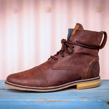 Load image into Gallery viewer, Men’s Combat Boots - Diesel Brown Leather
