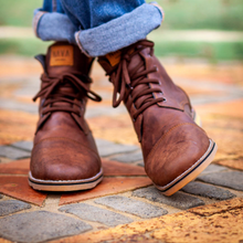 Load image into Gallery viewer, Men’s Combat Boots - Diesel Brown Leather
