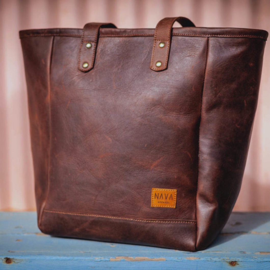 Tote Handbag - Diesel Brown Leather