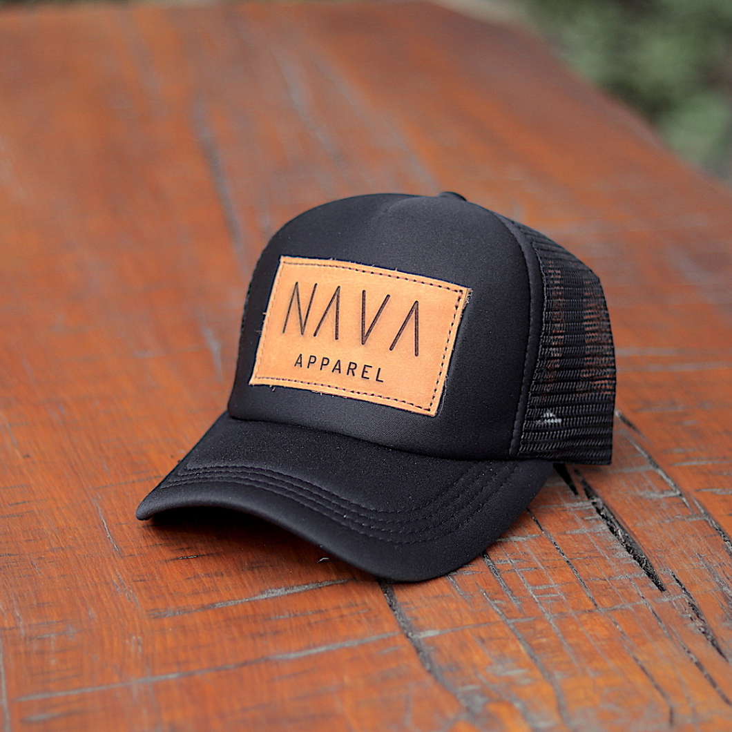 Vintage Trucker Cap - Black